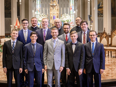 Checking in with Campus Seminarians: Q&A with Liam Johnson, Second Year in Old College