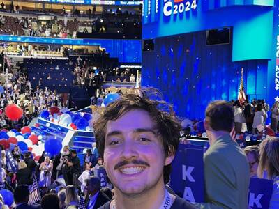 Notre Dame Alum Volunteers at DNC in Chicago 